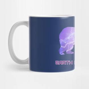 Earth Galaxy Mama Bear Lighting Bolt Cool Gift Mug
